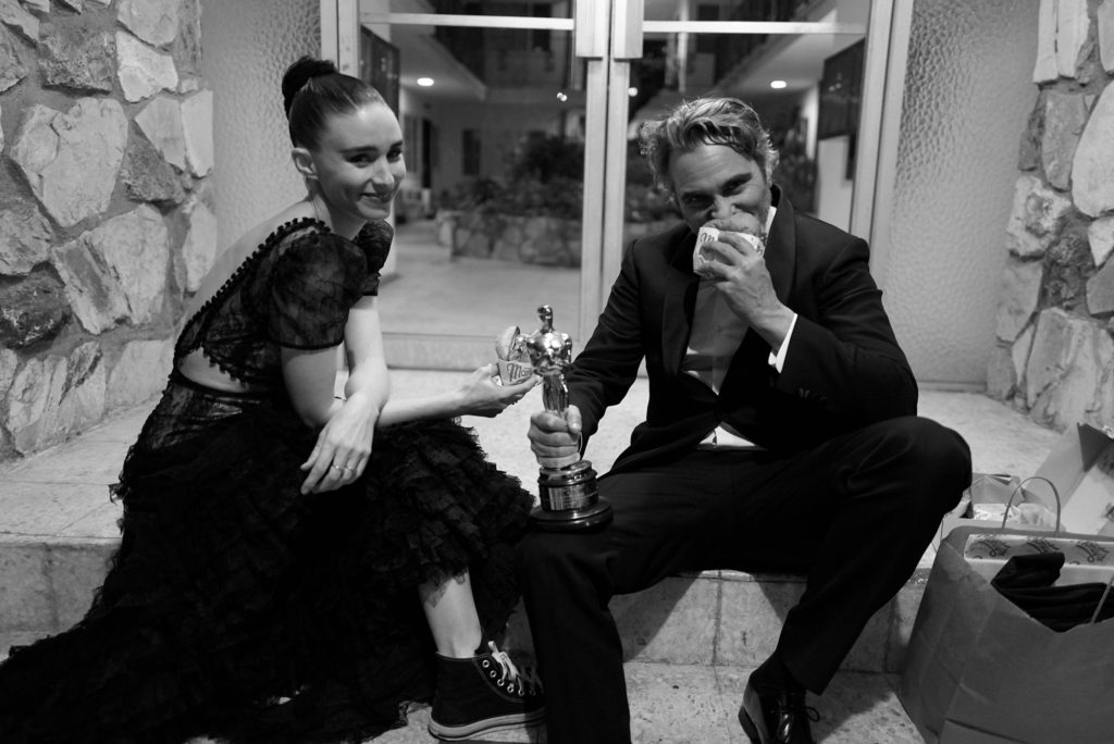 joaquin phoenix, rooney mara, awards, greg williams, gwp, gongs